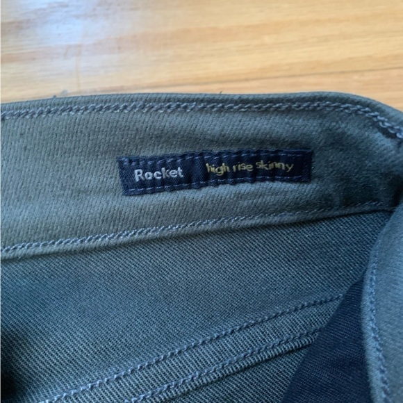 Citizens of Humanity Rocket High Rise Skinny Coated Camo Jeans size 25 - Picture 13 of 14